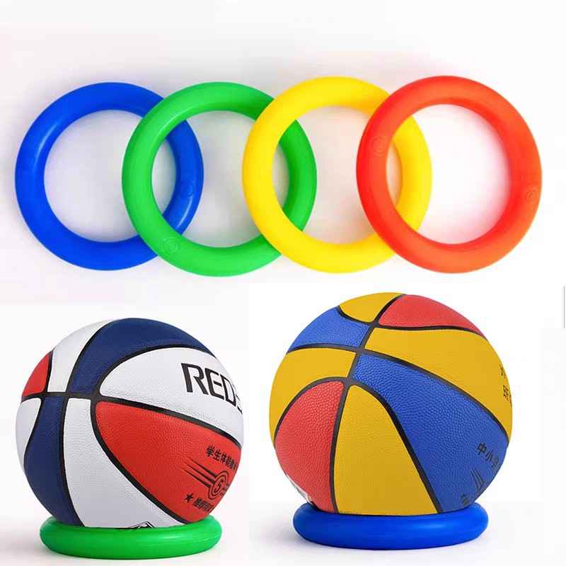 Кольцо-держатель для мяча, фиксирующее кольцо, подставка для волейбольного мяча, противоскользящий пластиковый поддон