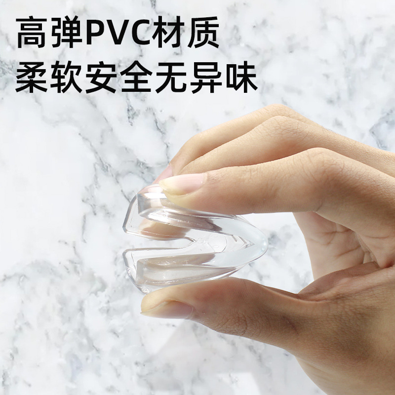 Table Corner Window Anti-Collision Corner Guard Anti-Collision Strip Anti-Collision Safety Edge Soft Corner Sticker Right-Angle Silicone Protective Cover