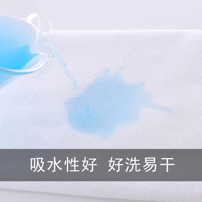 Manufacturer Sells Wholesale Thickened White Towels for Hotels, Bathhouses, Disposable Barber Shop White Towels and Square Towels