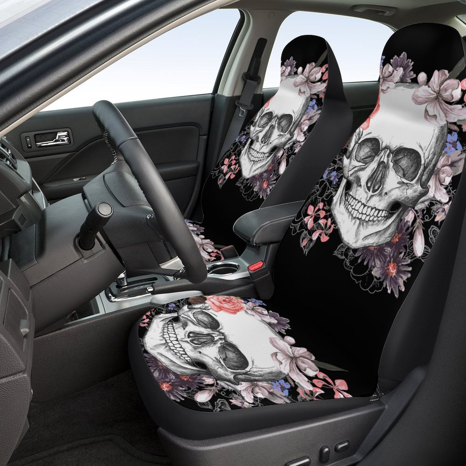 Cross-Border Exclusive Supply of Printed Universal Car Seat Covers, All-Season Seat Cushion Covers
