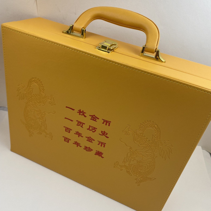 Antique Coin Collection 100 Gold Coins Yuan Datou Coin Collection Set a Box Coin Rated Coin Commemorative