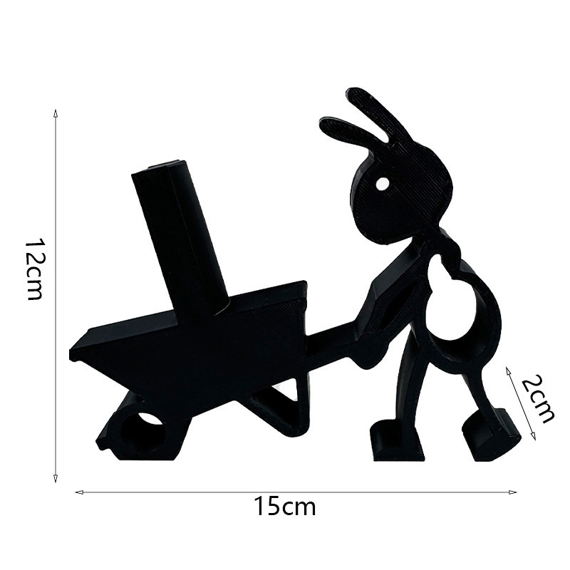 Cross-Border Hot Product 3D Printing Ant Paper Roll Holder Ant Paper Roll Holder Bathroom Paper Roll Ornaments