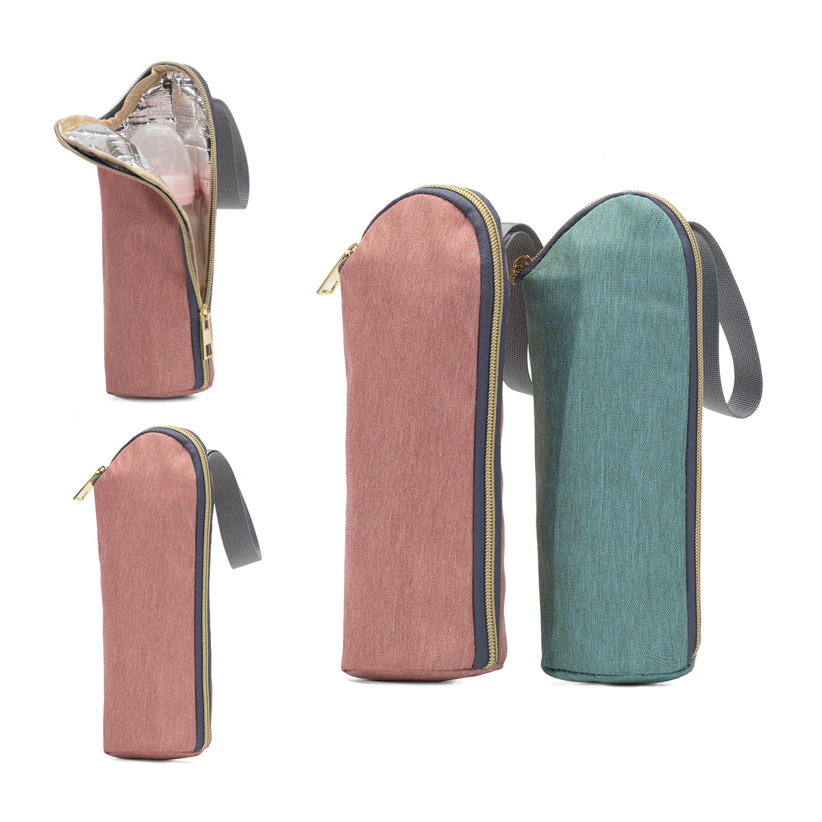 Mummy Bag Hook Bottle Bag Easy to Go Out Thermal Insulation Bottle Bag Hangable Baby Car Thermal Insulation Bottle Bag