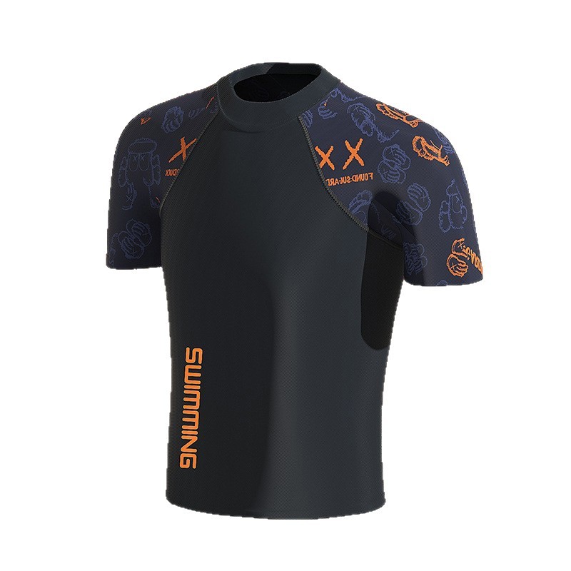 Swimwear Men's Professional Anti-embarrassment Large Size Loose Double-layer Swimming Trunks Sunscreen Hot Spring Full Body Men's Swimwear Suit