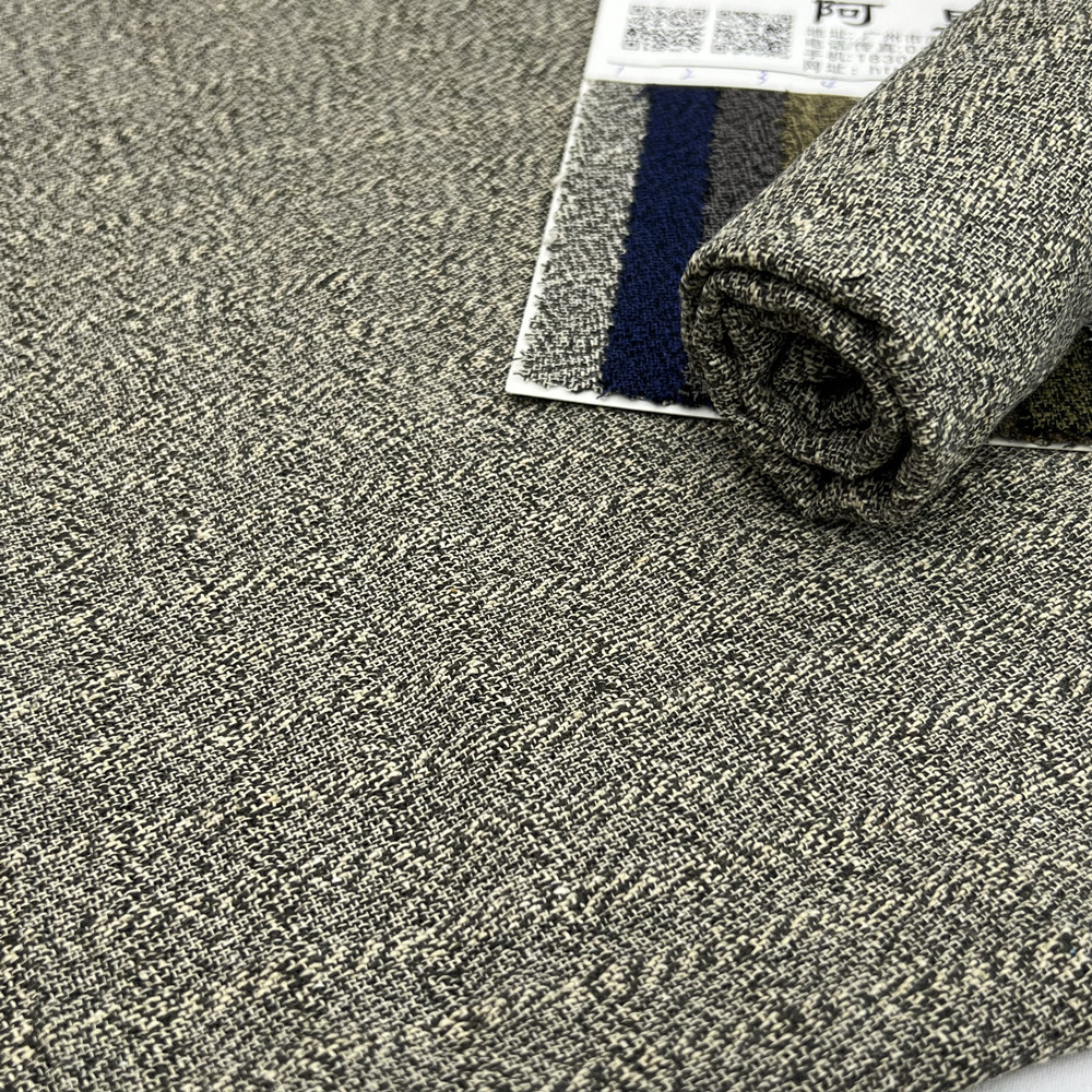 New Product Linen Cotton Yarn-dyed Dark Pattern Small Fragrant Style Luffy Two-color Linen Retro Clothing Top Fashion Coat Fabric