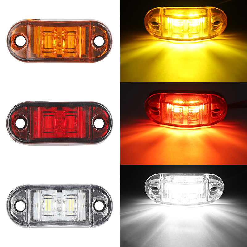 Popular Mermaid Side Light 12V-24 Truck Side Light Trailer Signal Light 2Led Truck Warning Side Light Width Light