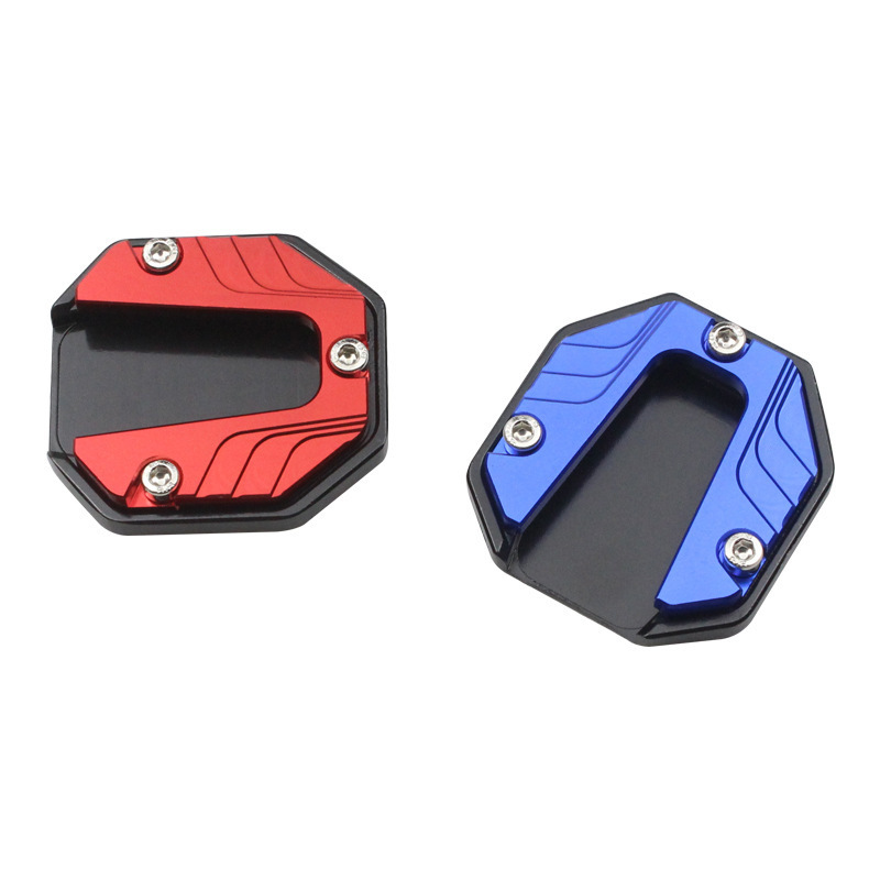 Motorcycle Electric Vehicle Modification Accessories Foot Support Plate Motorcycle Enlarged Auxiliary Side Kick Block Foot Support Anti-Slip Side Support Pad