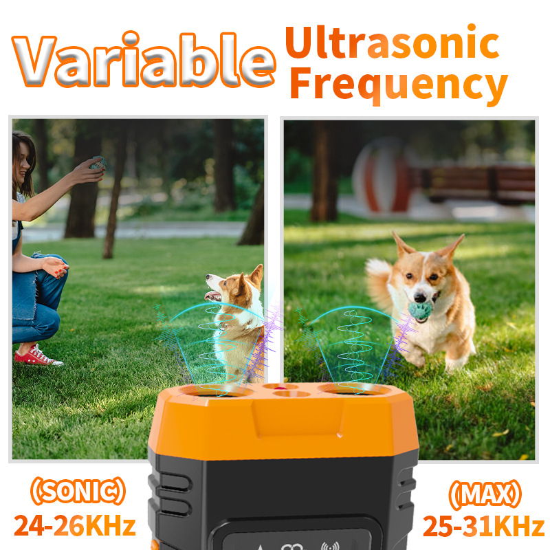 Amazon New Dog Trainer No Shock High Power LCD Screen Long Distance Trainer Ultrasonic Bark Stop