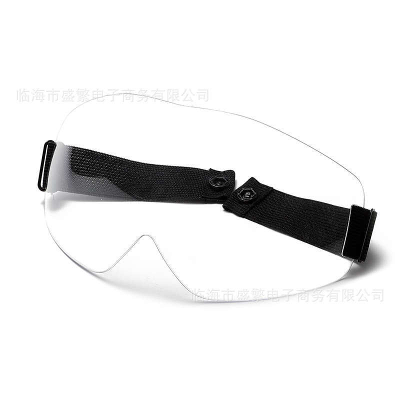 Coat hat anti-fog lens fashion hat lens anti-fog conjoined eye mask transparent PC protection with no anti-fog