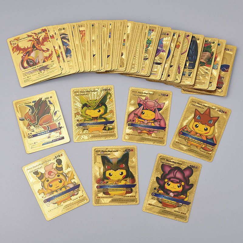 Cross-border Foreign Trade Baokemeng Pokemon Table Game Card Pikachu Baby Elf Collection Card