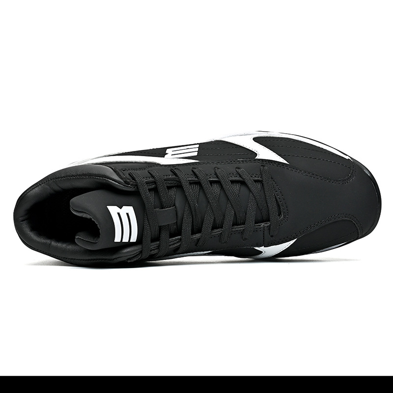 Cross-Border Large Size American Football League American Baseball Tpu Wear-Resistant Anti-Slip Low-Top Baseball Shoes Ankle Protection Baseball Shoes