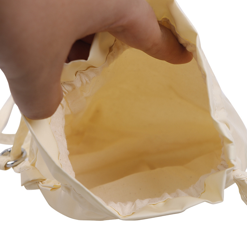 New Custom Drawstring Storage Bag Japanese and Korean Small Makeup Bag Multifunctional Crossbody Storage Coin Purse Ins Shoulder Bag