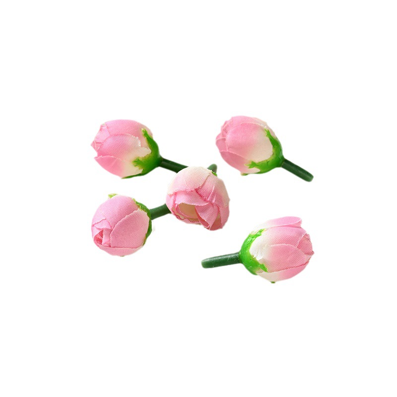 Artificial Rose Tea Bud small bone flower bud DIY Garland bracelet making candy box corsage decoration fake flower