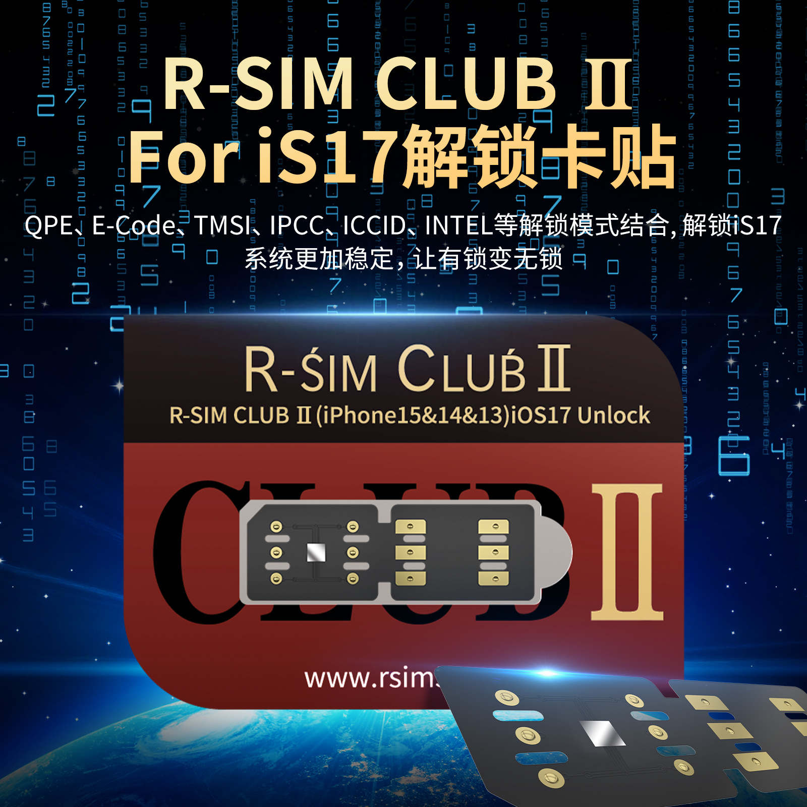 R-Sim Mksd Card Sticker R-Sim Club Unlock Card Sticker Rsimclub Is Suitable for Iphone6 -15P