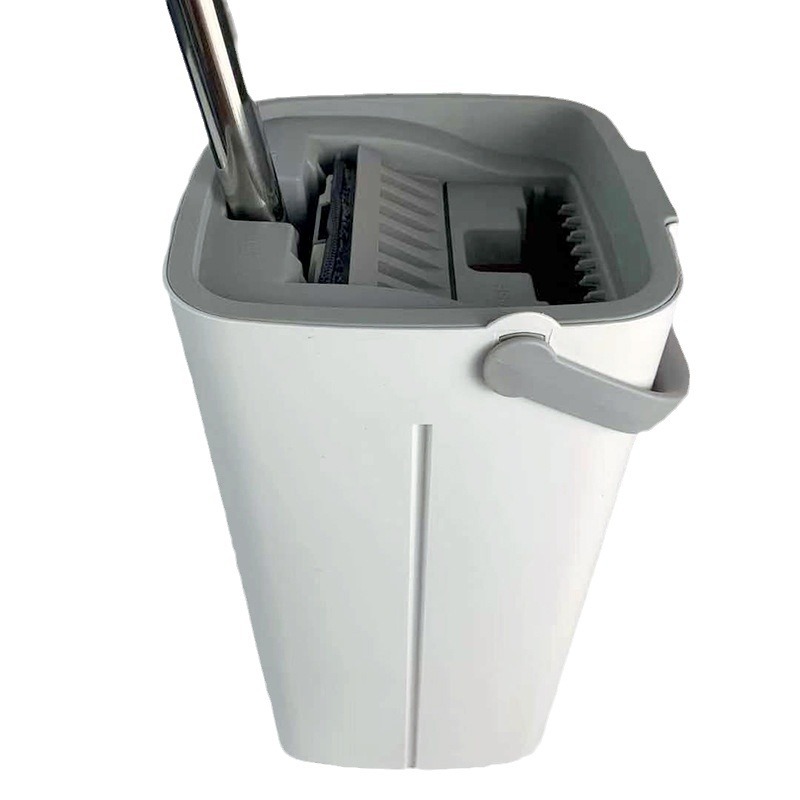 Mop for Home Use, One-Swipe Clean, New Flat Design, Hands-Free Washing Mop Bucket, Lazy Mop, Scraper Mop, Wholesale