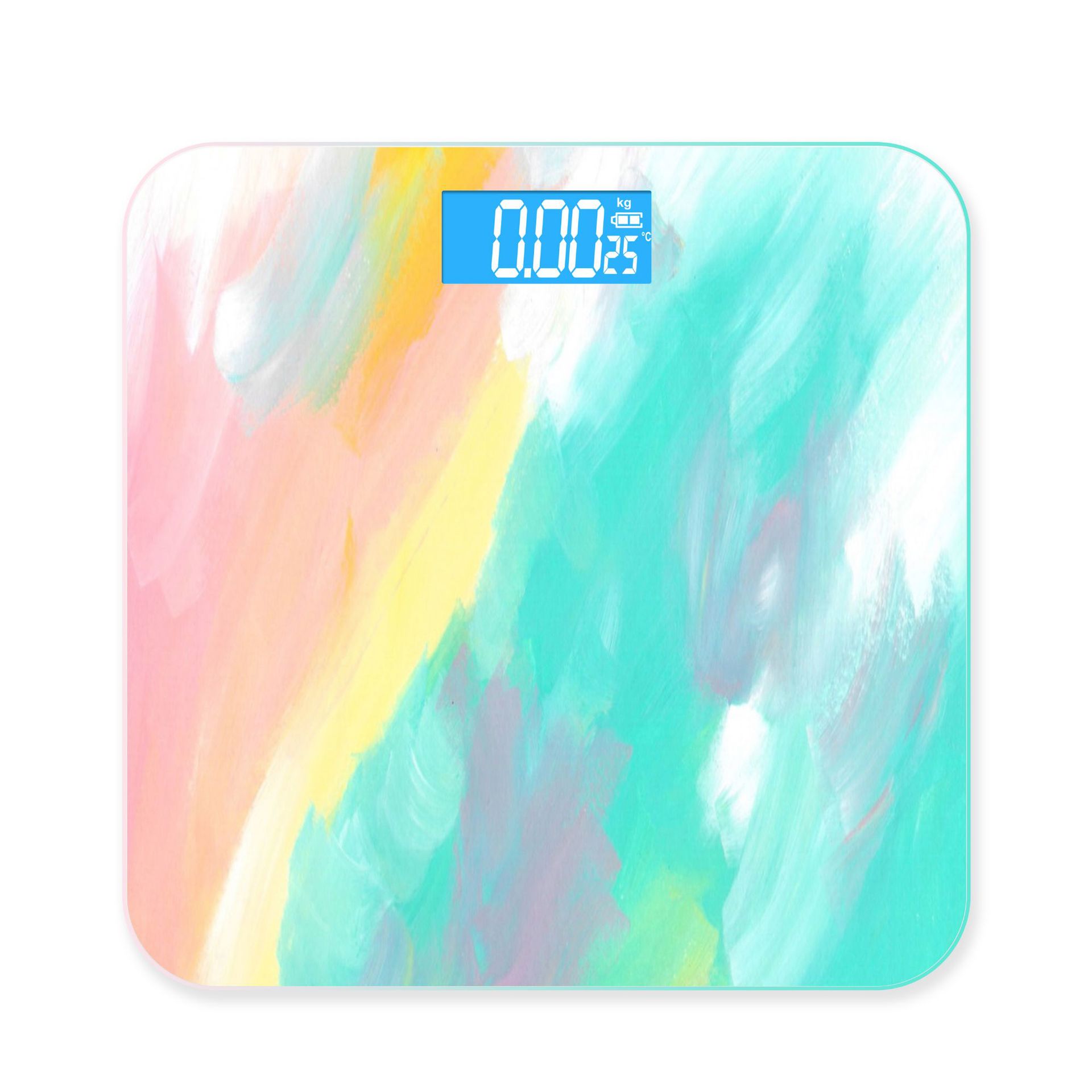 Baolan new graffiti smart electronic scale household weighing scale adult scale small body weighing meter cross-border manufacturer