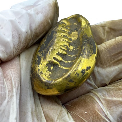 Antique Imitation of the First Five Emperors' Shell Gold Ingots, Antique Gold Ingots, Copper Gold-Plated Gold Ingots, Gold Ingots, Antique Collection Manufacturers Wholesale