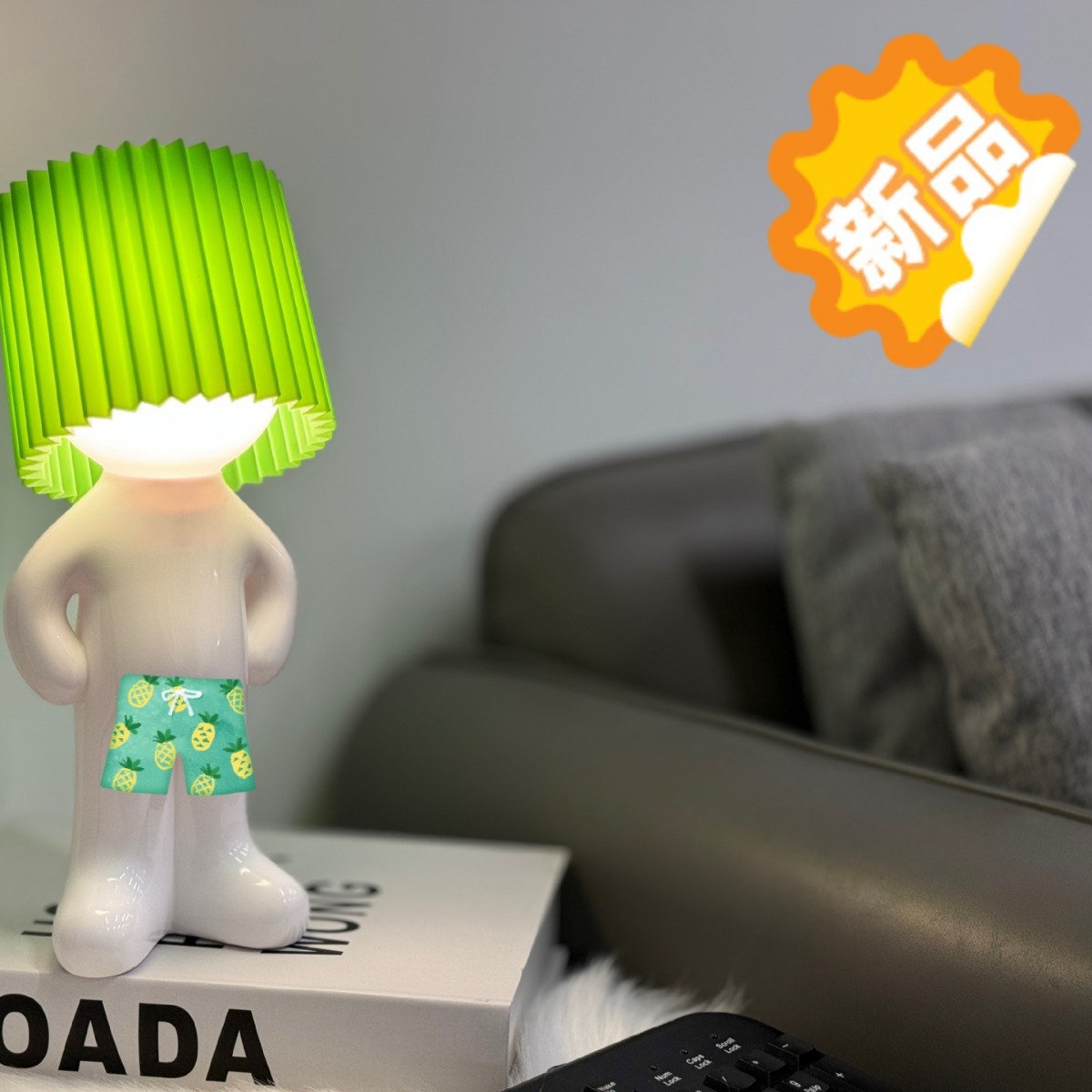 Cross-Border Hot-Selling USB Charging Creative Mr P Shy Desk Lamp Shy Boy Naughty Night Light
