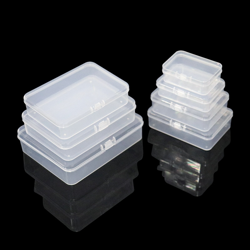 Универсальная упаковочная коробка PP, маленькая прозрачная пластиковая коробка для хранения, упаковочная коробка для канцелярских товаров Goka