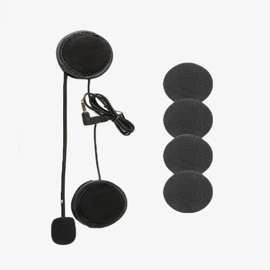 Factory Direct Sales V6/V4 Pinhole 3.5mm Interface Universal Motorcycle Helmet Bluetooth Headset Helmet Headset Accessories