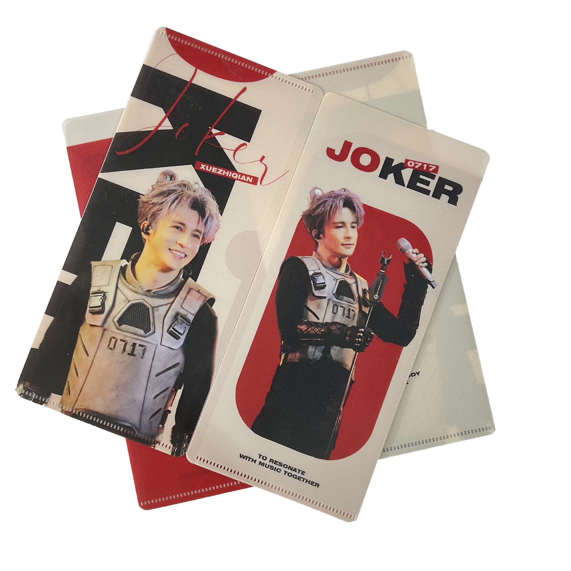 Customized Frosted Thickeneded Environmentally Friendly Pp Ticket Holder Concert Ticket Holder Can Be Printed with Logo