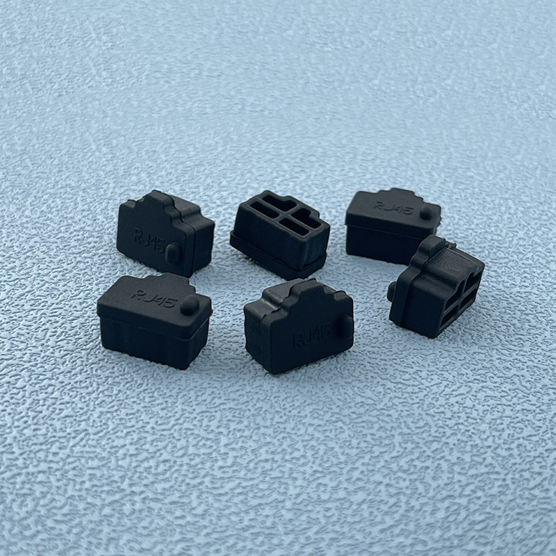 Rj45 Network Port Dustproof Plug Network Cable Interface Plug Dustproof Plug Crystal Head Silicone Plug Switch Equipment Network Card