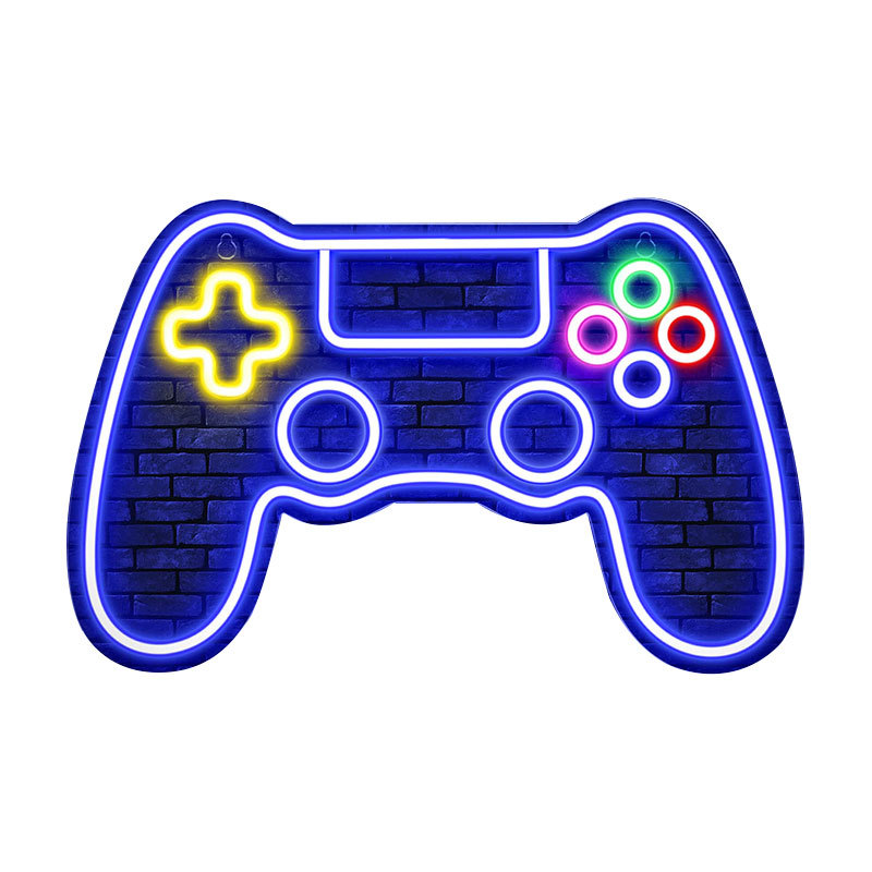 Yiwu neon light source factory supports neon light customization cross-border explosions game room neon light