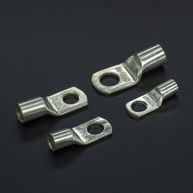 CJH Copper Nose Connector SC10-6 Copper Cold Pressed Terminal Peep Copper Terminal Bare Terminal Wire Ear
