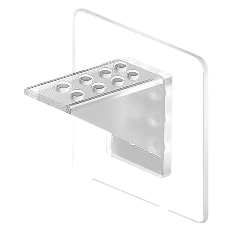 Upgrade large size partition support non-perforated holder layer board support wardrobe partition fixing support nail-free right angle plate support