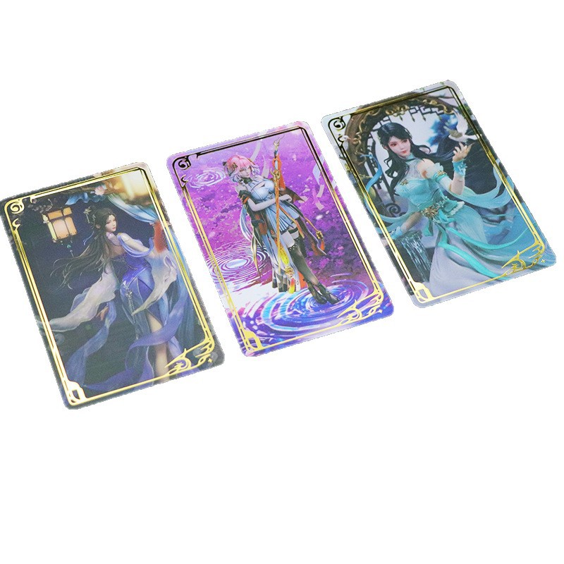 One-Core Nfc Game Launch Sensor Card Board Game Pvc Anime Card Custom Hot Stamping Gold and Silver Character Ip High-End Id