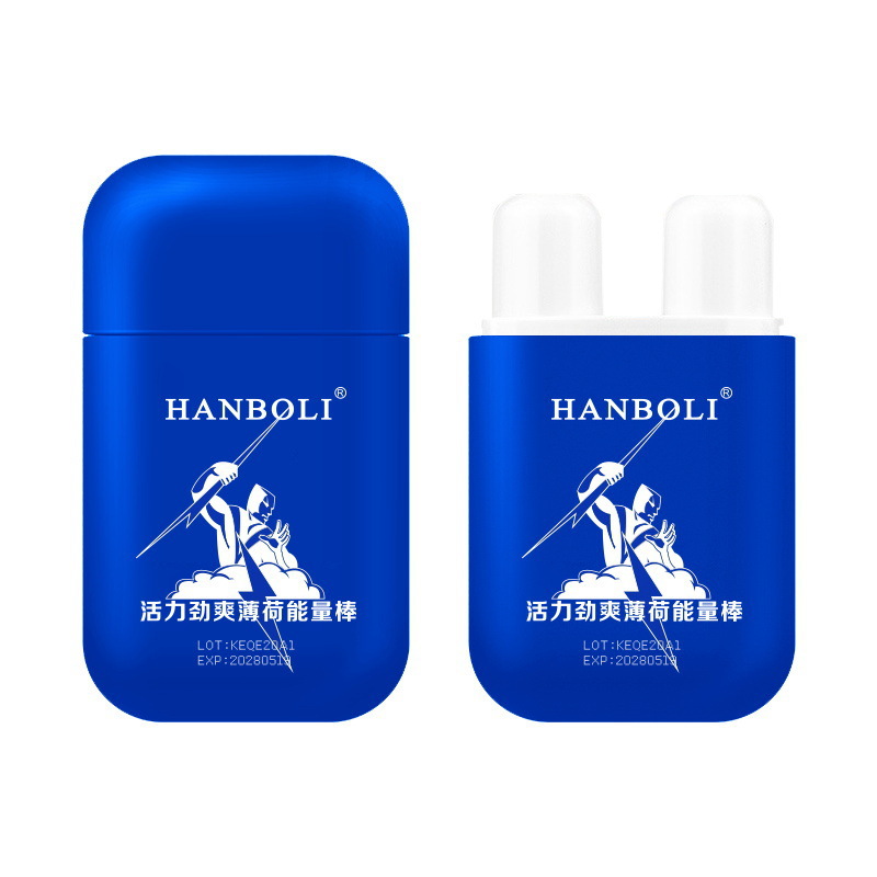 Quick Hand Hot-selling Vitality Energy Stick Fatigue Refreshing Nose Sucking Cool Oil Mint Double-hole Nose Stick