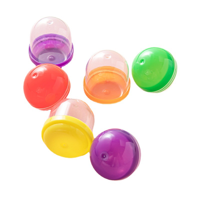 Factory wholesale twisted eggshell 28mm toy mixed color twisted egg eggshell twisted egg machine plastic blind ball toy ball shell