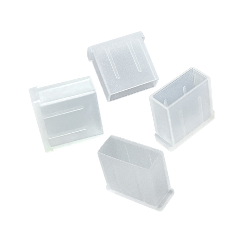 USB Plug Dust Cover Protective Cover New Environmentally Friendly Pe Plastic Dust Cover USB Data Cable with Male Foot Cover