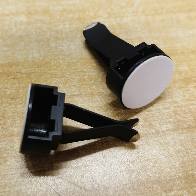 Square head clip with adhesive round card slot combination set car air outlet perfume aromatherapy DIY gypsum jewelry accessories