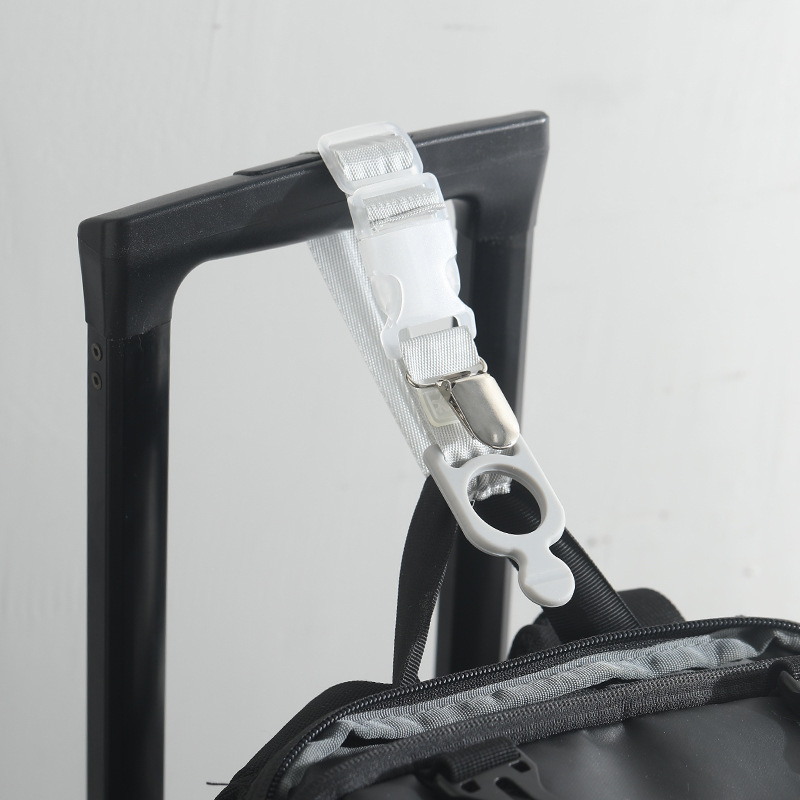 Suitcase Bag Hanging Buckle Trolley Case External Anti-Lost Colorful Bundling Strap Suitcase Storage Portable Backpack Hanging Strap