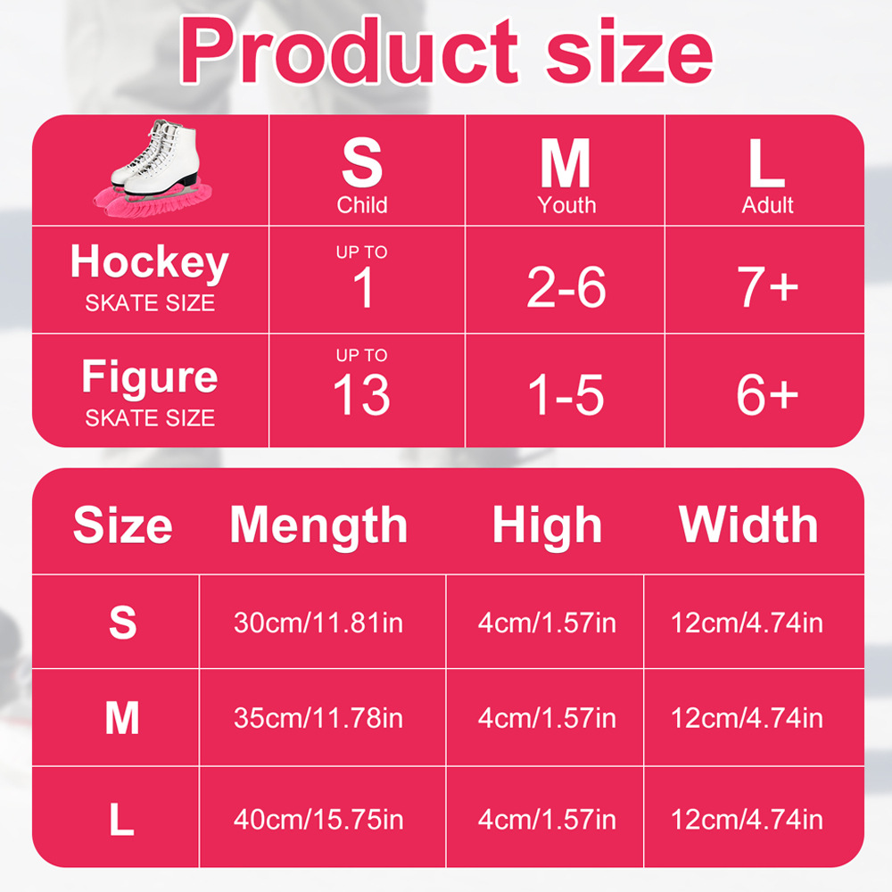 Winter Skate Protective Cover Soft Knife Cover Pattern Skate Knife Cover Anti-cut Hand Skate Knife Protective Cover Skate Knife Shoe Cover