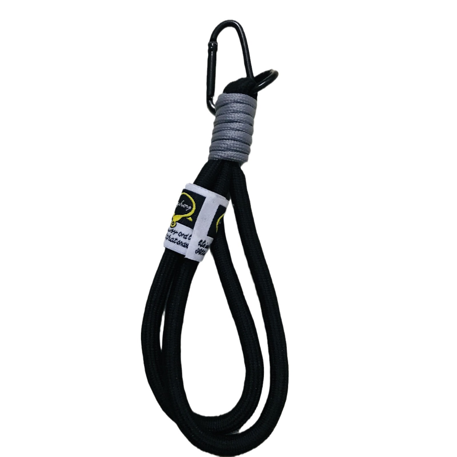 Nylon Braided Rope Men's and Women's Mountaineering Mouth Couple Keychain Mobile Phone Case Rope Bag Keychain Simple Contrasting Color Pendant