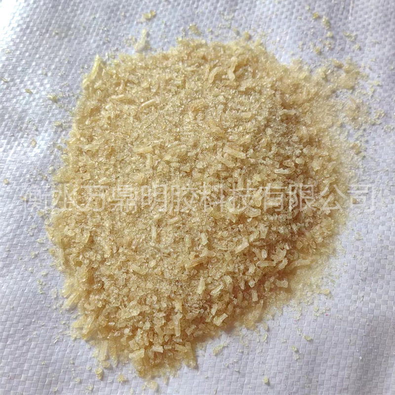 Industrial Gelatin Powder High Viscosity Gift Box Packaging Gelatin Powder Industrial Transparent Animal Skin Glue for Electroplating Crafts