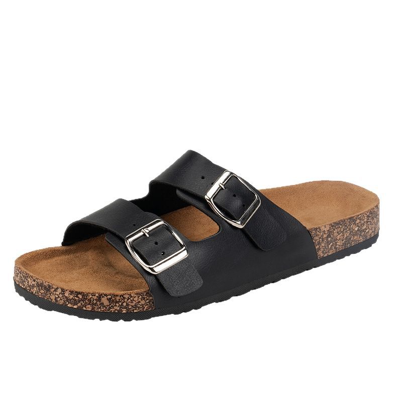 Birkenstock Slippers Summer Couple Style Casual Outer Wear Slippers Men's Cross-Border Versatile Large Size Slippers Men's Trendy Style