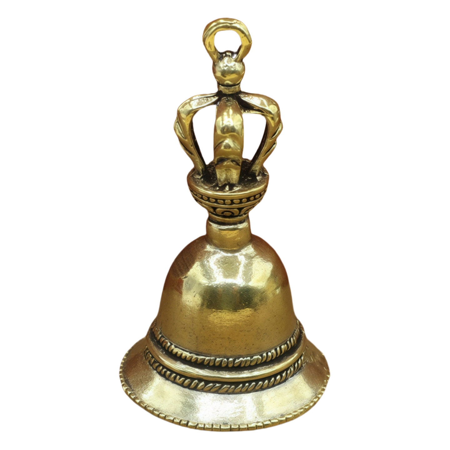 Brass Retro Magic Pestle Vajra Bell Pendant Small Pendant DIY Accessories Crafts Car Keychain Pendant