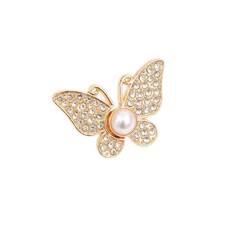 New Style Full Diamond Butterfly Waist Buckle Shiny Fashion Detachable No-Sew Jeans Waist Adjuster