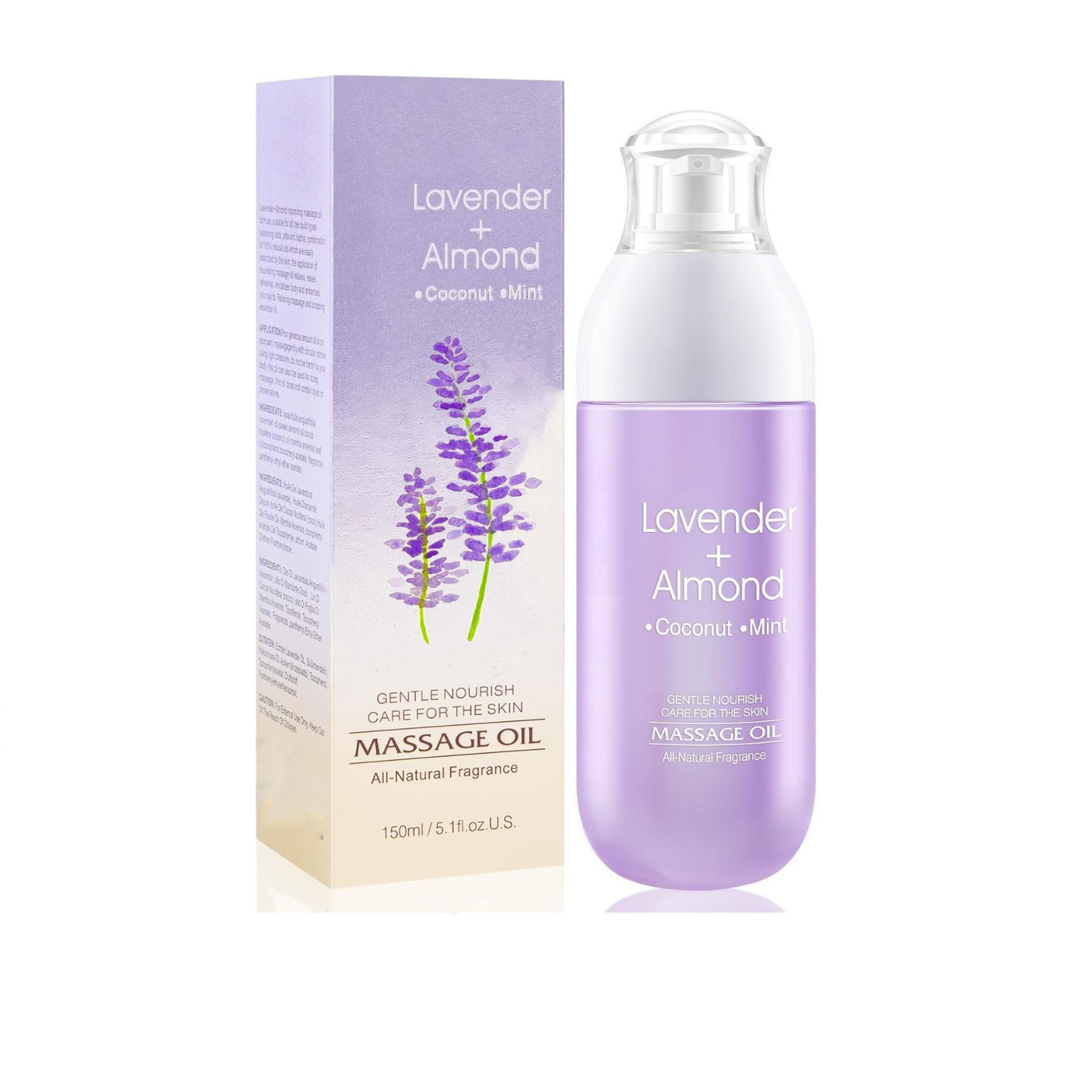 Amazon Tk Popular Lavender Almond Massage Oil Soothes Skin and Moisturizes Body Essential Oil Massage Oil