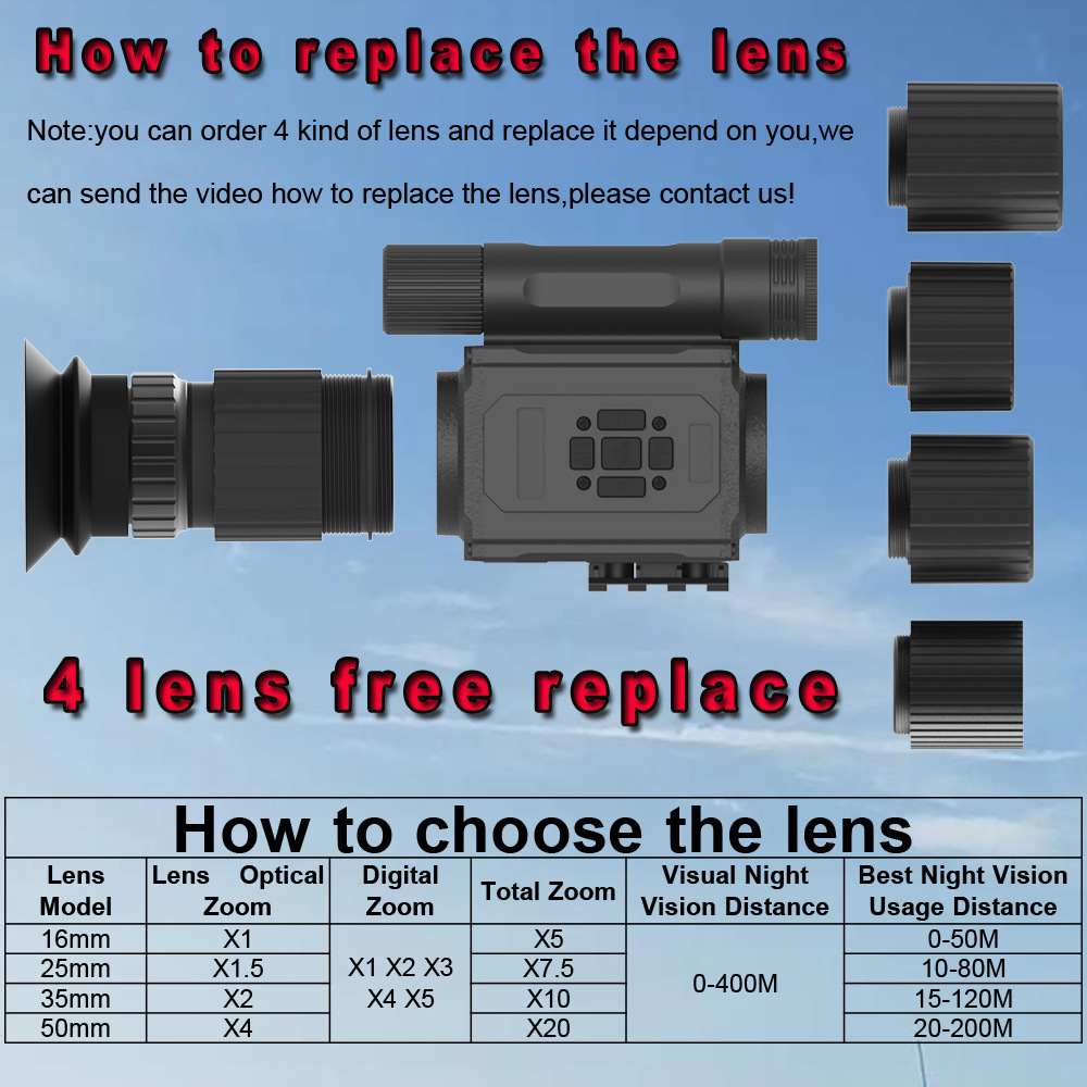 2025 cross-border manufacturers night king NK008 infrared night vision telescope night vision HD low light night vision