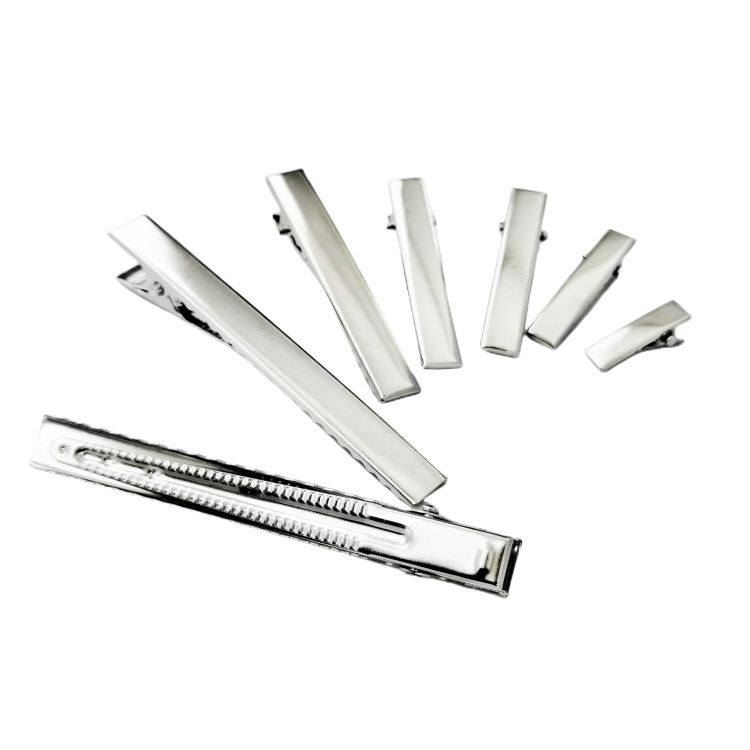 Environmental protection duckbill clip nickel-free white K square clip rust-proof good suitable for cross-border testing diy hair accessories low-cost wholesale