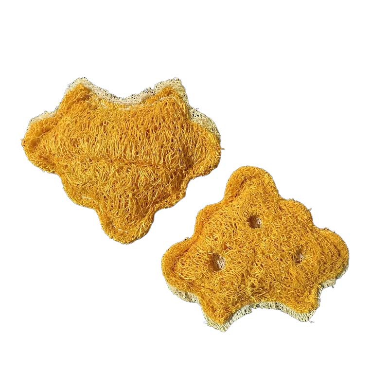 New Natural Loofah Pet Chewing and Teeth Cleaning Toy Package Ice Cream Biscuits Donuts