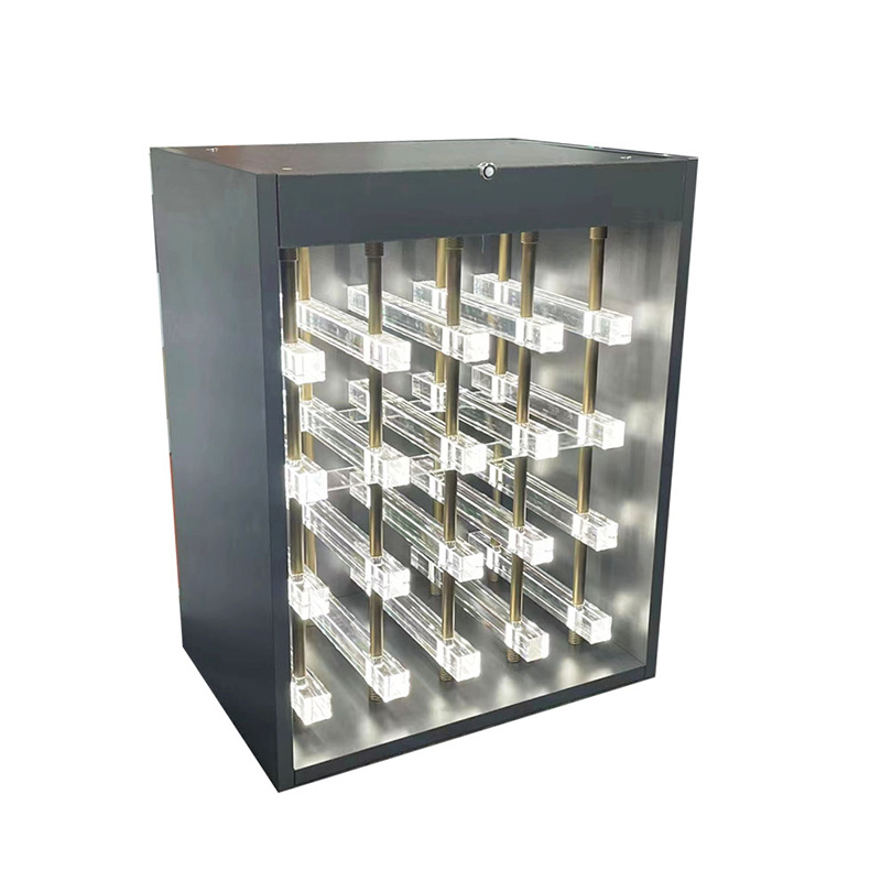 Luminous High-Transparency Acrylic Wine Rack for Villa, Bar, Hotel, Home Decoration, Sideboard, Wine Rack That Can Be Used as a Screen