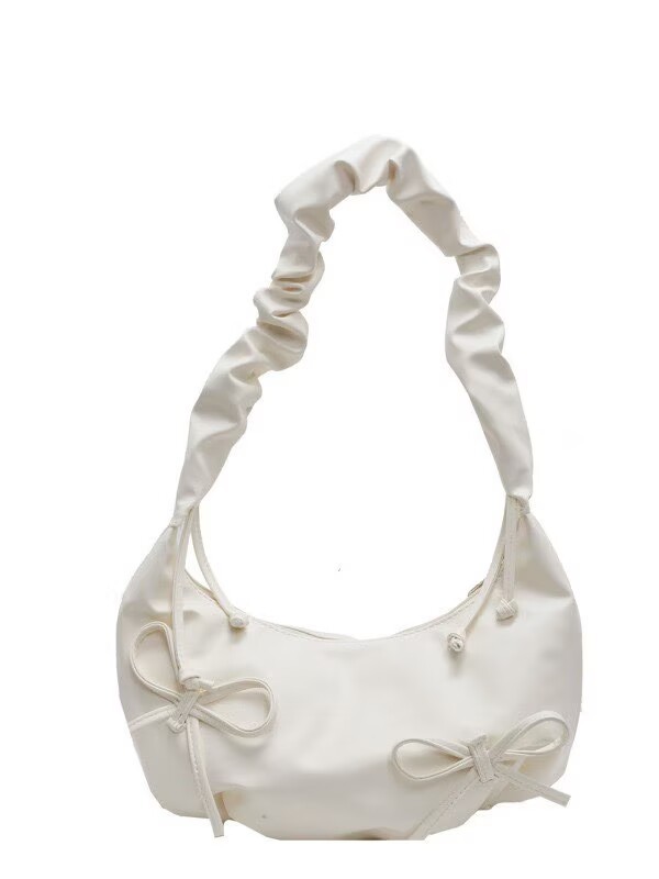 Niche Design Shoulder Bag 2025 New Bow Cloud Bag Cute Underarm Bag Versatile Commuter Shoulder Bag for Women