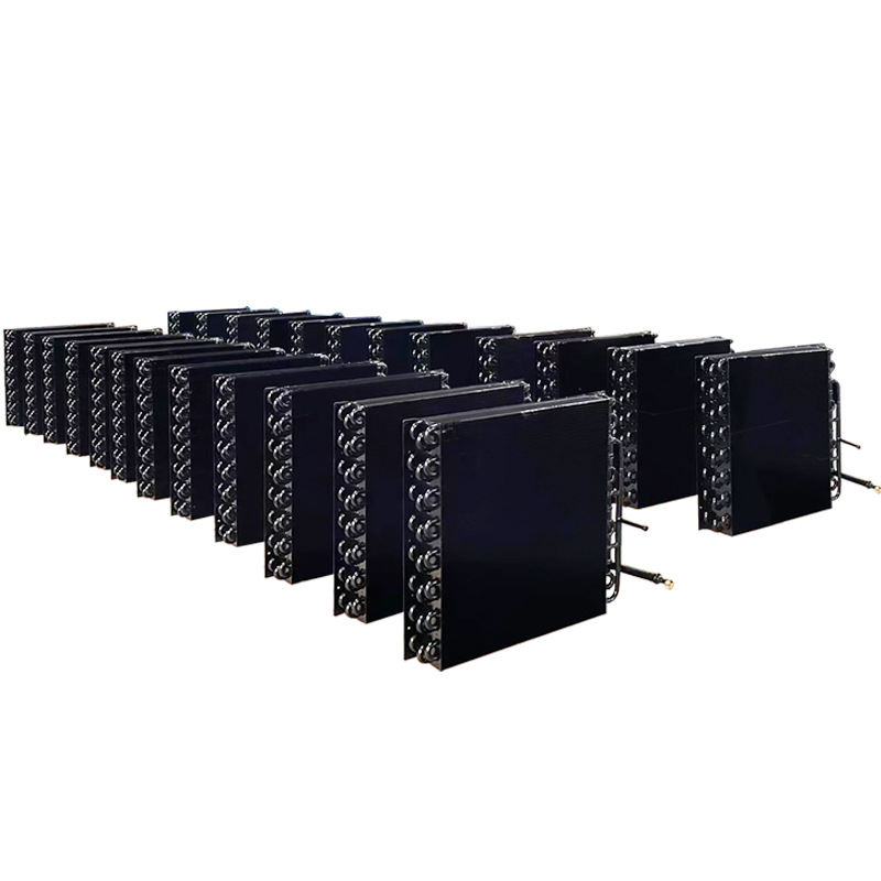 Factory Direct Finned Condenser Evaporator Cold Storage Radiator Swimming Pool Dedicated Electrophoresis Treatment Condenser