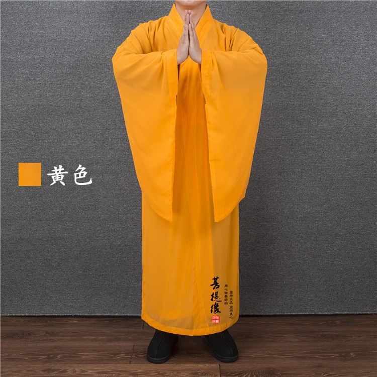 Shangxinyuan Long Coat for Men and Women, Brown French Linen Material, Haiqing Layman's Clothing, Haiqing