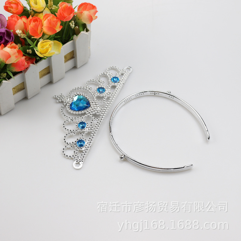 Spot manufacturers wholesale children's crown hairpin head buckle Princess Crown stage performance set